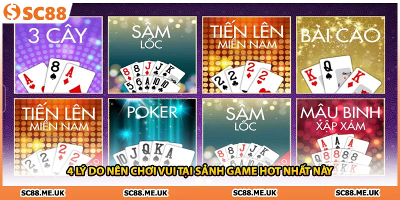 4 lý do nên chơi vui tại sảnh game hot nhất này 
