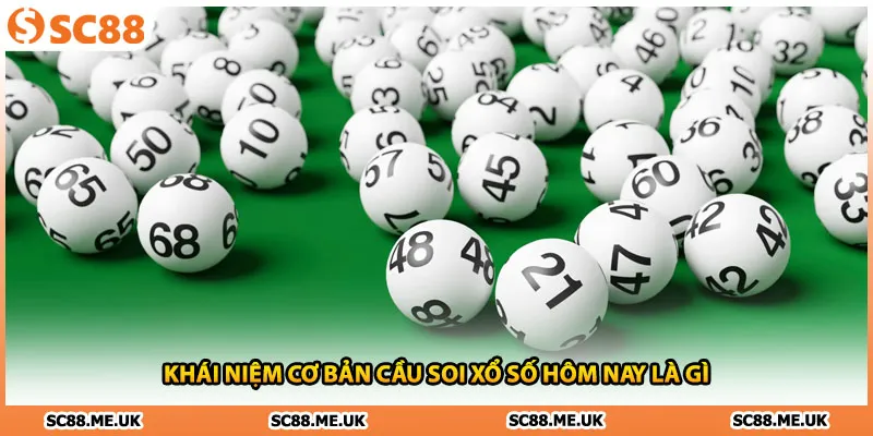 Khái niệm cơ bản cầu soi xổ số hôm nay là gì