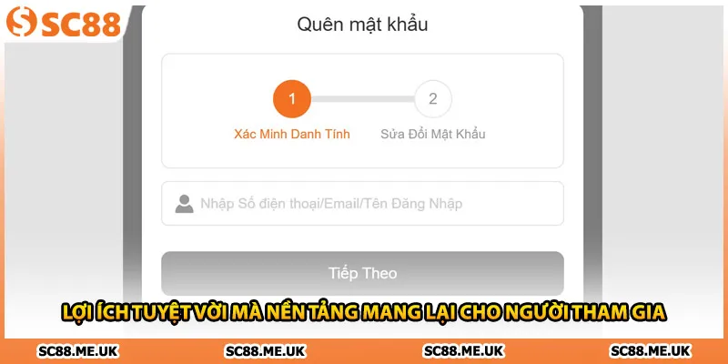 Lợi ích tuyệt vời mà nền tảng mang lại cho người tham gia