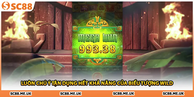 Luôn chú ý tận dụng hết khả năng của biểu tượng Wild