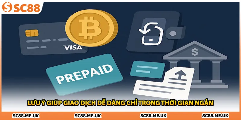 Lưu ý giúp giao dịch dễ dàng chỉ trong thời gian ngắn