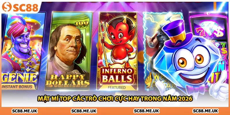 Mật mí top các trò chơi cực hay trong năm 2026