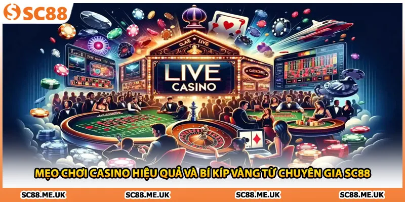 Mẹo Chơi Casino Hiệu Quả Và Bí Kíp Vàng Từ Chuyên Gia SC88