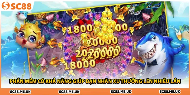 Phần mềm có khả năng giúp bạn nhân xu thưởng lên nhiều lần