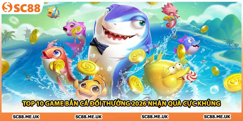 Top 10 Game Bắn Cá Đổi Thưởng 2026 Nhận Quà Cực Khủng